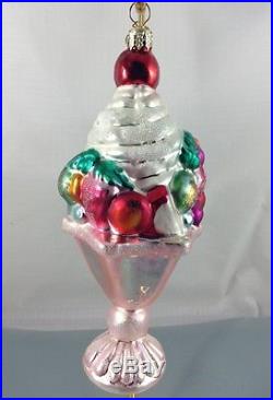 Christopher Radko Ornaments Tutti Fruiti 103830 Sundae Cherry Fruit