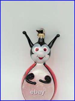 Christopher Radko Ornaments Vintage Christmas Ladybug Girl