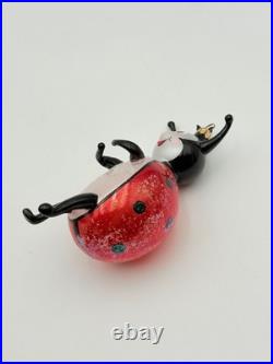 Christopher Radko Ornaments Vintage Christmas Ladybug Girl