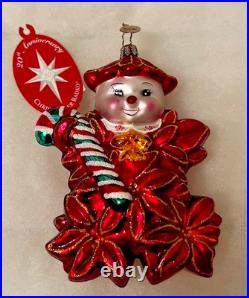 Christopher Radko POINZY PAL 2004 Poinsettia Ornament 1011696 RARE FIND