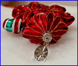 Christopher Radko POINZY PAL 2004 Poinsettia Ornament 1011696 RARE FIND