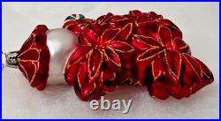 Christopher Radko POINZY PAL 2004 Poinsettia Ornament 1011696 RARE FIND