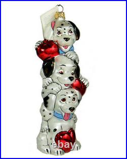 Christopher Radko PUPPY POLE 101 Dalmatians Disney 97-DIS-1 New in Box