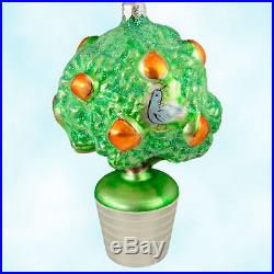 Christopher Radko Partridge Pear Tree Ornament 1st 12 Days Christmas MIB & Tag