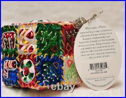 Christopher Radko Patchwork NOEL Gem Ornament 2004 No. 1011719 with Tags