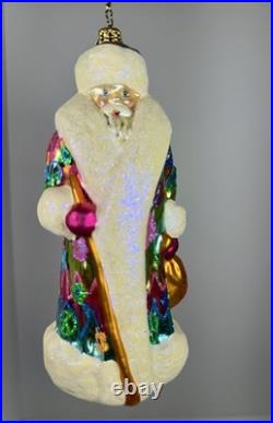 Christopher Radko Peace Hip Nick Santa. Rare. 7 Signed Christopher Radko Peace Hip Nick Santa. Rare. 7 Signed