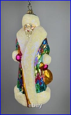 Christopher Radko Peace Hip Nick Santa. Rare. 7 Signed