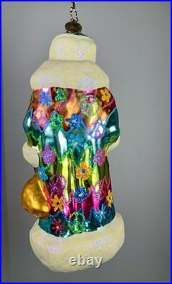 Christopher Radko Peace Hip Nick Santa. Rare. 7 Signed Christopher Radko Peace Hip Nick Santa. Rare. 7 Signed