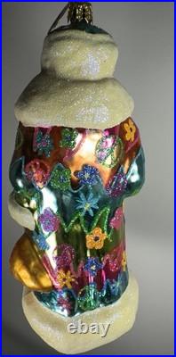 Christopher Radko Peace Hip Nick Santa. Rare. 7 Signed Christopher Radko Peace Hip Nick Santa. Rare. 7 Signed