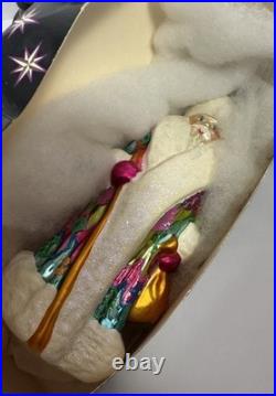 Christopher Radko Peace Hip Nick Santa. Rare. 7 Signed