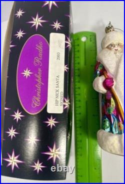 Christopher Radko Peace Hip Nick Santa. Rare. 7 Signed Christopher Radko Peace Hip Nick Santa. Rare. 7 Signed