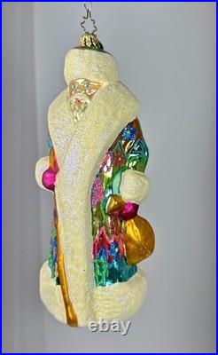 Christopher Radko Peace Hip Nick Santa. Rare. 7 Signed Christopher Radko Peace Hip Nick Santa. Rare. 7 Signed