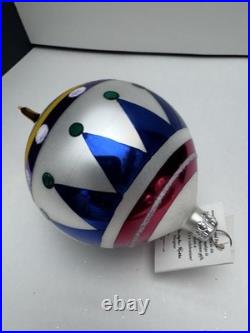 Christopher Radko Picadilly Christmas Holiday Ornament 1994 Hard to Find
