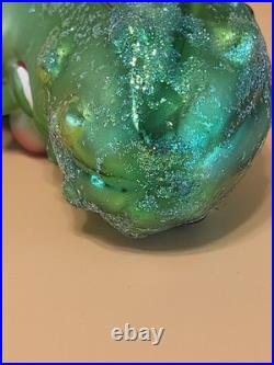 Christopher Radko Pickle Puss 5 Glass Ornament New With Tag No Box Read