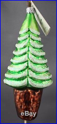 Christopher Radko Pine Tree Santa 1995 Ornament 95-912-0