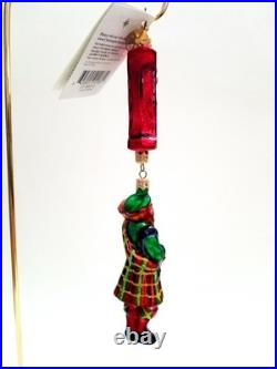 Christopher Radko Plaid Pipers #01-0891-0 Twelve Days Of Christmas