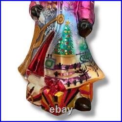 Christopher Radko Portrait Santa Series London Town Nicholas