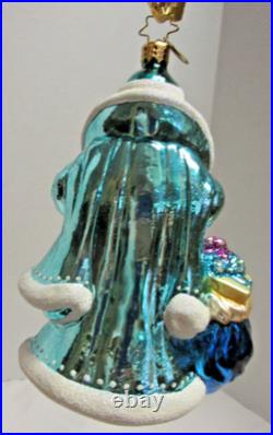 Christopher Radko Poseidon's Neptune Sea Santa Seahorse Ocean Christmas Ornament
