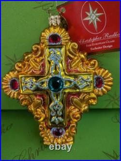 Christopher Radko Prototype Golden Cross