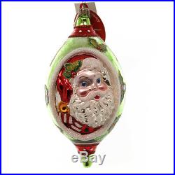 Christopher Radko REGENCY SANTA Blown Glass Ornament Christmas Santa 20Th