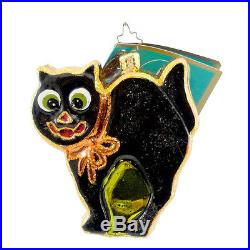 Christopher Radko ROMEOW AND GHOULIET Blown Glass Ornament Halloween Iced Cookie