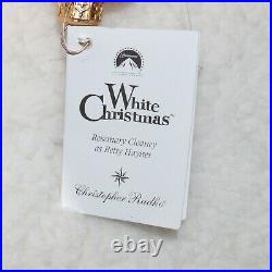 Christopher Radko ROSEMARY CLOONEY White Christmas Ornament 99-wht-02 Very RARE