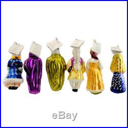 Christopher Radko RUSSIAN RHAPSODY Blown Glass Ornament Set/6 Limited Edition