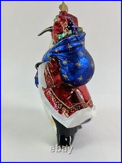 Christopher Radko Rare 2011 GIFT GIVING EMPEROR Penguin Christmas Ornament