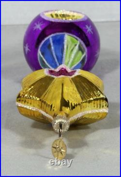 Christopher Radko Rare Ball Drop Star Ornament 11 with Tag Crack Noted READ Christopher Radko Rare Ball Drop Star Ornament 11 with Tag Crack Noted READ