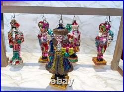 Christopher Radko Rare Nutcracker Ornaments, Lot of 5