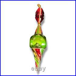 Christopher Radko Rare Vintage Reflector Ball Drop Star Ornament 11