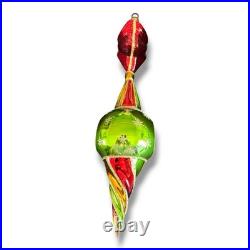 Christopher Radko Rare Vintage Reflector Ball Drop Star Ornament 11