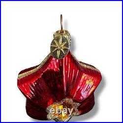 Christopher Radko Rare Vintage Reflector Ball Drop Star Ornament 11