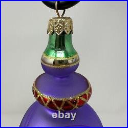 Christopher Radko Razzmatazz Purple Triple Reflector Vintage Ornament 98-238-0