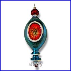 Christopher Radko Red And Scarlet Drop Ornament