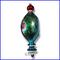 Christopher Radko Red And Scarlet Drop Ornament