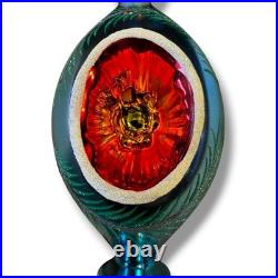 Christopher Radko Red And Scarlet Drop Ornament