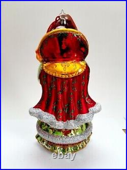 Christopher Radko Regal Romanov #1011731 Santa Holding Staff 20th Anniversary