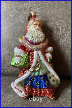 Christopher Radko Regal Tidings Santa Claus Christmas Ornament RetiredRare