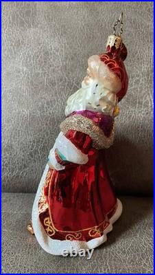 Christopher Radko Regal Tidings Santa Claus Christmas Ornament RetiredRare