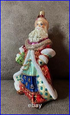 Christopher Radko Regal Tidings Santa Claus Christmas Ornament RetiredRare