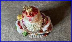 Christopher Radko Regal Tidings Santa Claus Christmas Ornament RetiredRare