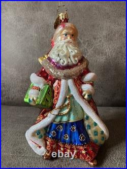 Christopher Radko Regal Tidings Santa Claus Christmas Ornament RetiredRare