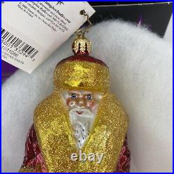 Christopher Radko Royal Russian Santa Christmas Ornament Signed MINT in Box