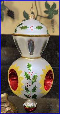 Christopher Radko SARABAND Triple Reflector Christmas Ornament