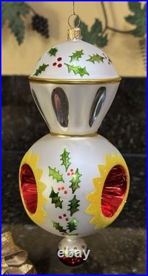 Christopher Radko SARABAND Triple Reflector Christmas Ornament