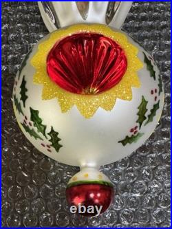 Christopher Radko SARABAND Triple Reflector Christmas Ornament Christopher Radko SARABAND Triple Reflector Christmas Ornament