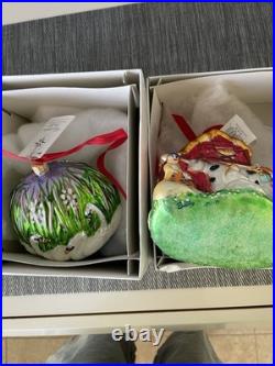 Christopher Radko SIGNED Vintage 12days Of Christmas