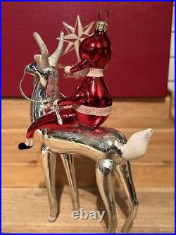 Christopher Radko STERLING RIDER Limited Edition 1998 Red Box