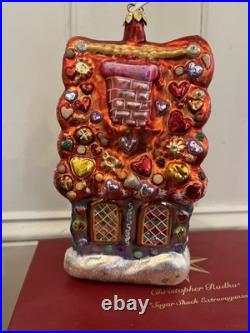 Christopher Radko SUGAR SHACK EXTRAVAGANZA Glass Ornament Limited Edition Large